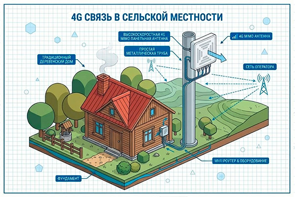 Как усилить сигнал мобильного интернета в частном доме — Лесосибирск, Енисейск